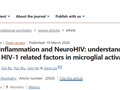 澳门博彩在线刘甲野课题组在Translational Psychiatry发表HIV神经炎症机制研究成果
